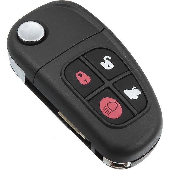 

Keyless Entry Remote for Jaguar S-Type XJ8 X-Type 2002-2008 315Mhz NHVWB1U241 4 Button Reusable | Control Replacement Car Key Fob 1 Pcs