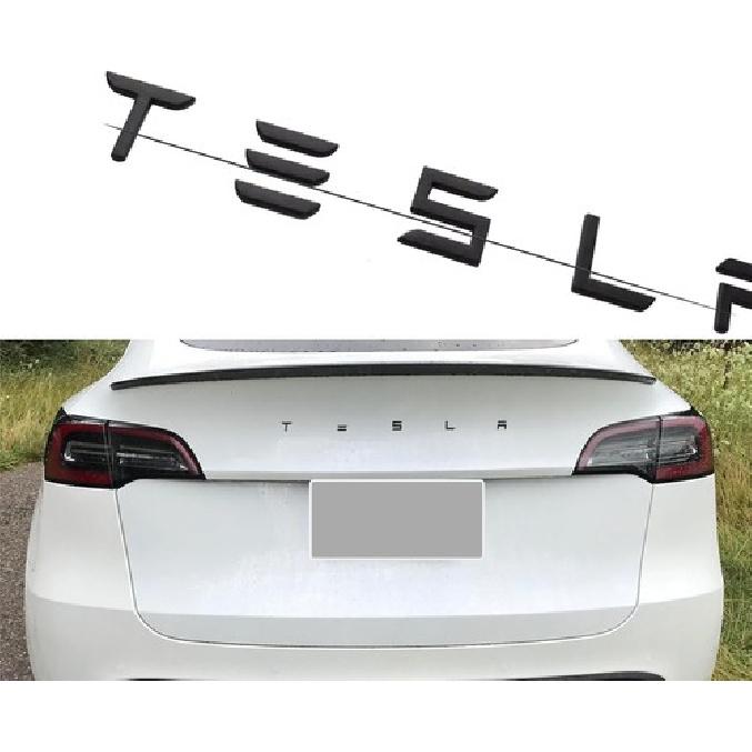 for Model 3/Y Tailgate ert Letters Emblems ABS Material Compatible with