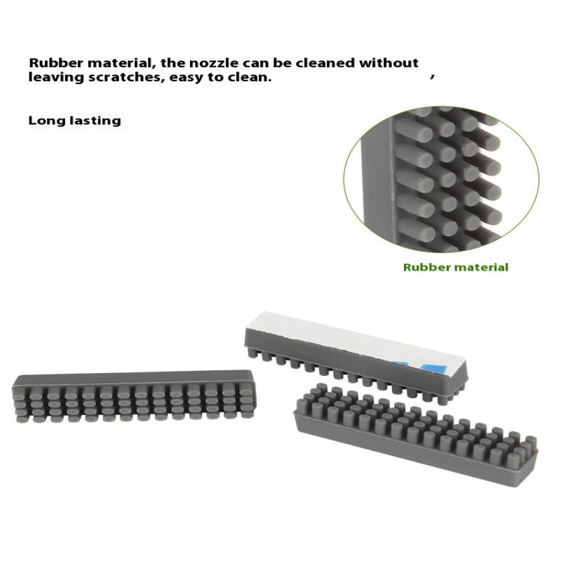 Düsenreinigerbürste, Mini-Wischer, Silikonbürste, Heizbett-Reinigungsbürsten, 3D-Drucker-Reinigungswerkzeug