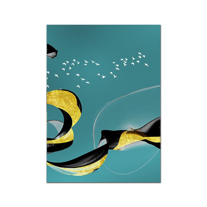 

Абстрактный постер с китом Синее море Современная картина на холсте Животные Художественная печать Тигровая акула Настенная картина Минималистский декор для гостиной и спальни 21x30cm No Framed