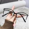 5 Colors Diamond Cutting Reading Glasses Men Women Trendy Anti-blue Far Sight Eyewear Unisex Shining Square Presbyopia To +4.0