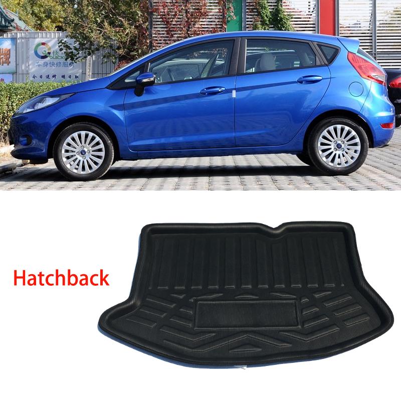 

Car Trunk Mat for Ford Fiesta 6 MK6 Mark VI 2009~2017 2010 2012 Rear Boot Cargo FLoor Waterproof Carpet Accsesories EVA material Hatchback