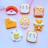 10 Stück Neue Süße Mini-Kuchen-Keks-Serie Harzfigur Handwerk Flache Rückseite Cabochon Schmuckherstellung Haarschmuck Zubehör