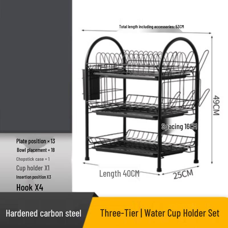 cmaos Multilayer Freestanding Dish Drying Rack