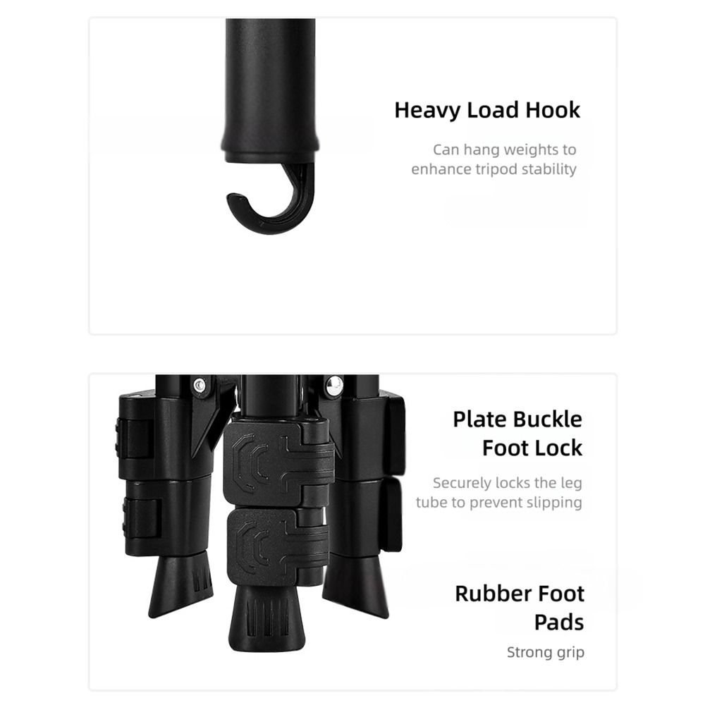 Trepied Profesional Multifuncțional Stativ pentru Înregistrare Video Lumină pentru Pescuit