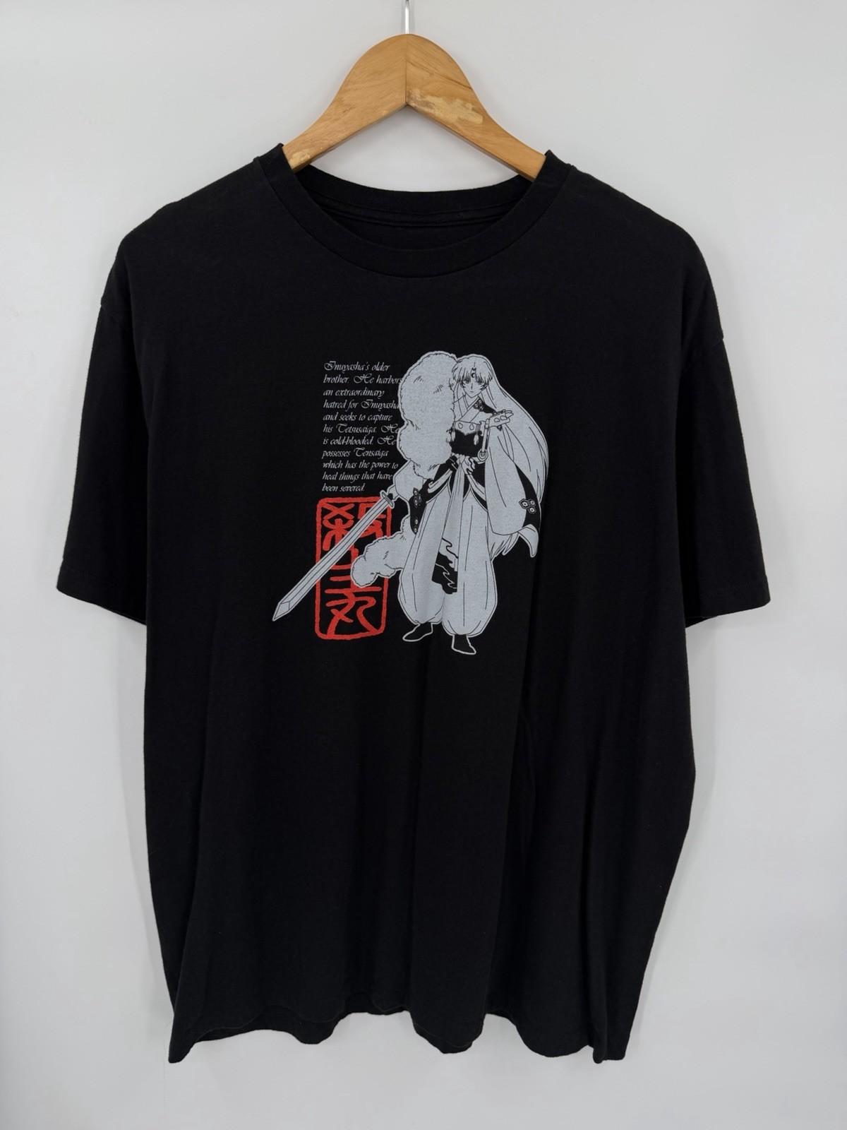 Vintage Inuyasha Graphic Anime T-Shirt 2009 Rumiko Takahashi Manga Size XL S