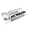 3D ABS PLATINUM VVEL DIG V8 Letters Logo Car Trunk Badge Emblem Decals Sticker For Nissan Patrol Y60 Y61 Y62 Armada Accessories