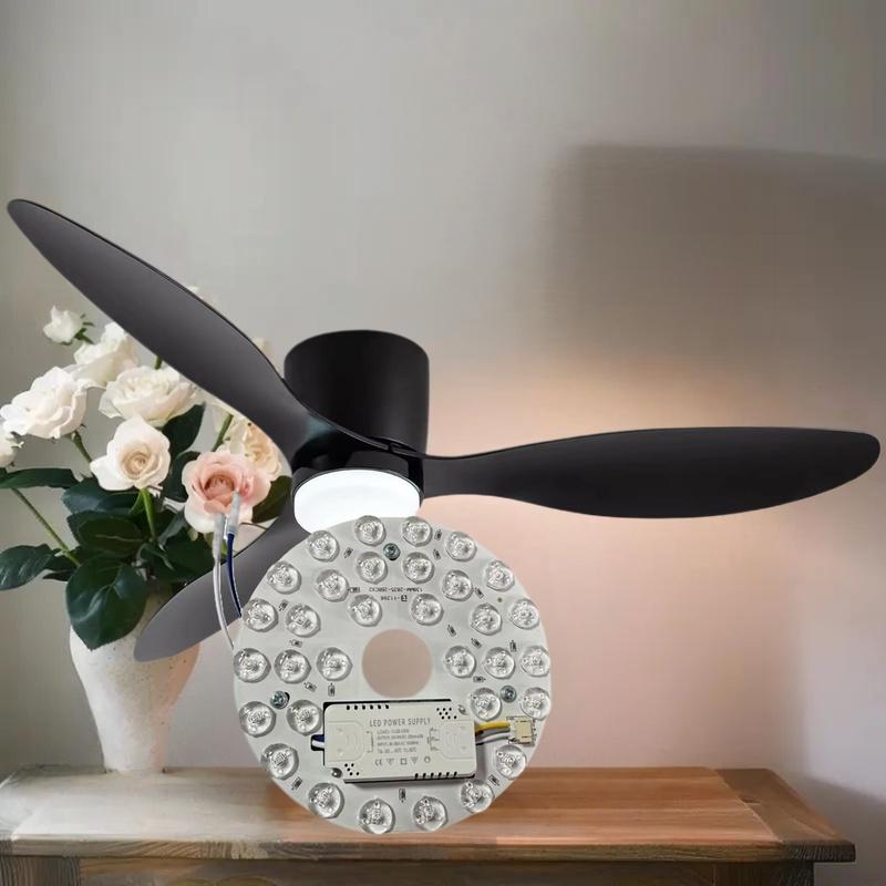 Circular LED Energy-Saving Light Chandlier Source, 15/24W, Magnetic, Replaceable Panel