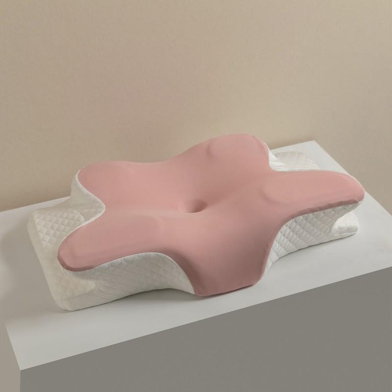 Memory Foam Contour Pillow Neck Support Sleep Relief Ergonomic Butterfly Shape Soft Slow Rebound Single Use