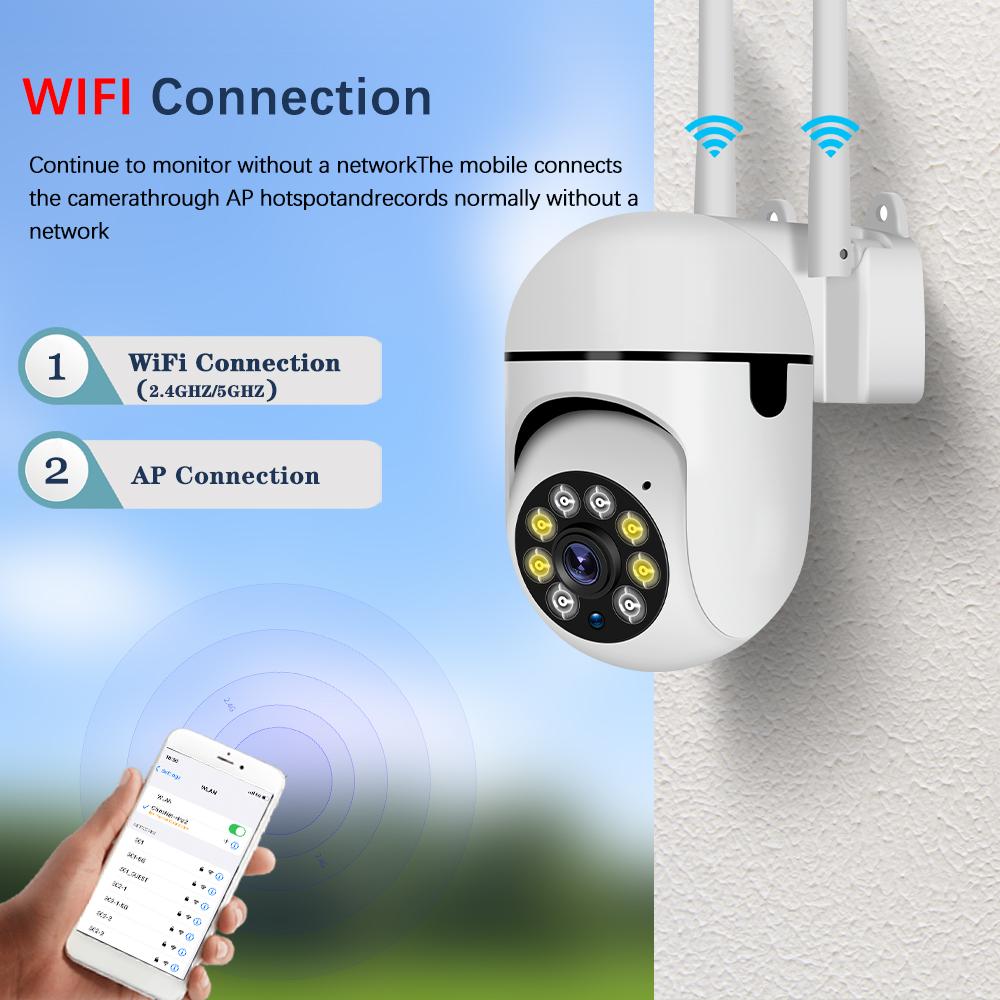 200W Waterproof Night Vision Home Security CameraWireless Wifi IP Camera