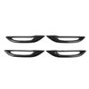 4PCs Car Door Handle Protection Cover Anti Freezing Carbon Fiber Style Replacement for Tesla Model 3 Y
