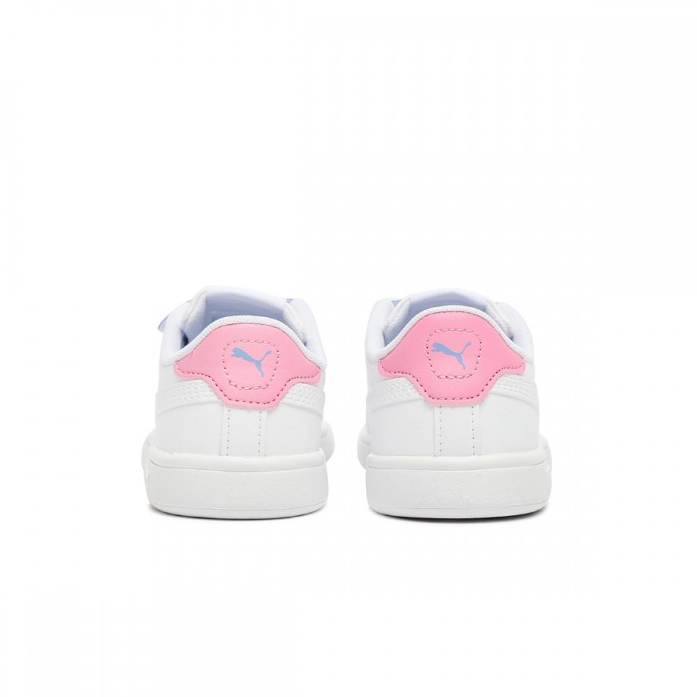 Puma Puma Smash 3.0 L gLitter VeLcro V Ps 39560901   Puma White Fast Pink bLue Skies