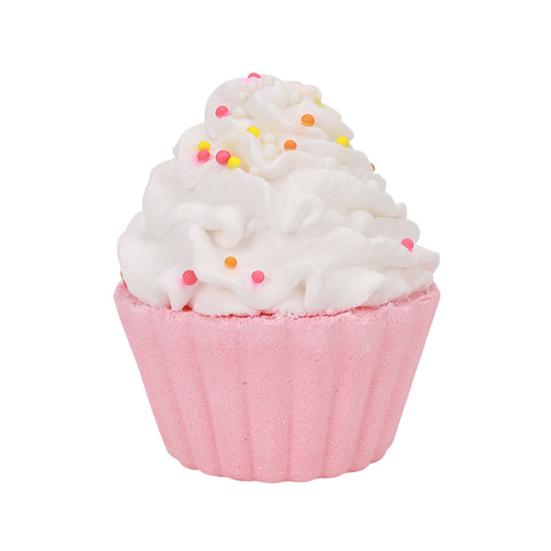 80G Cupcake Salt Bath Bombs Plants Extract Essential Oils Handmade Fizzies Ball Dry Skin Moisturizing Aromatherapy Shower Ball Women Spa Gift розовый
