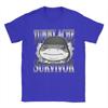 Lässiges T-Shirt Sommer Bauchschmerzen Überlebender Jeff Der Landhai Meme T-Shirts Baumwolle T-Shirt für Unisex Kurzarm Kleidung