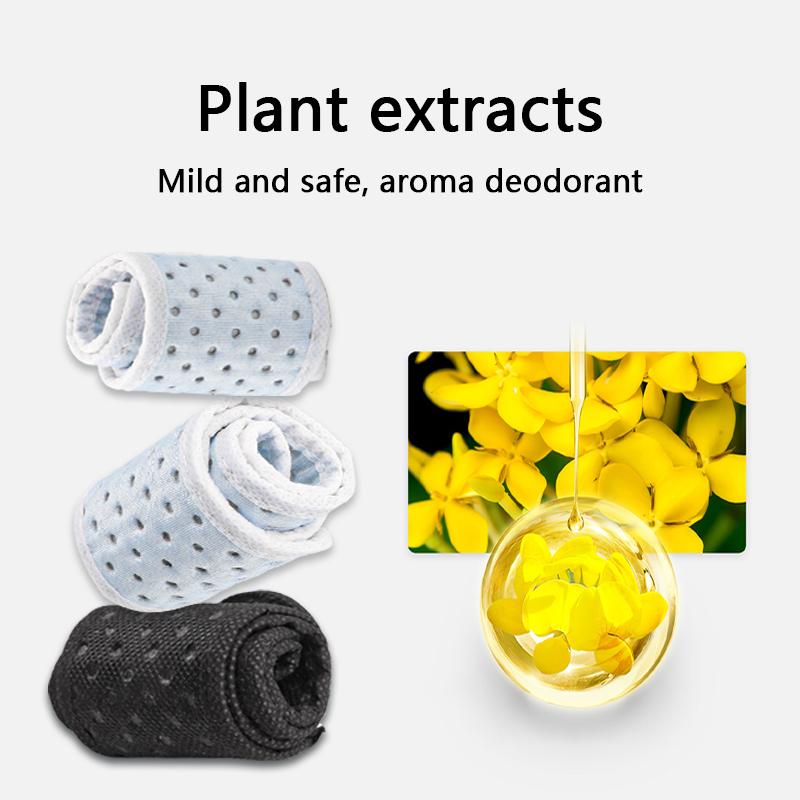 Ai Cao Purifying Odor, Breathable and Sweat-absorbing insoles Soft and Comfortable Plant Deodorizing and Fragrant Leisure insole