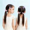 6Pcs Double Butterfly Hairpin Girls Cute Color Gradual Change Color Butterfly Edge Clip Duck Bill Clip Suitable for Daily