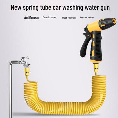 Buse de lavage de voiture télescopique haute pression avec tuyau d'appoint pour un nettoyage efficace