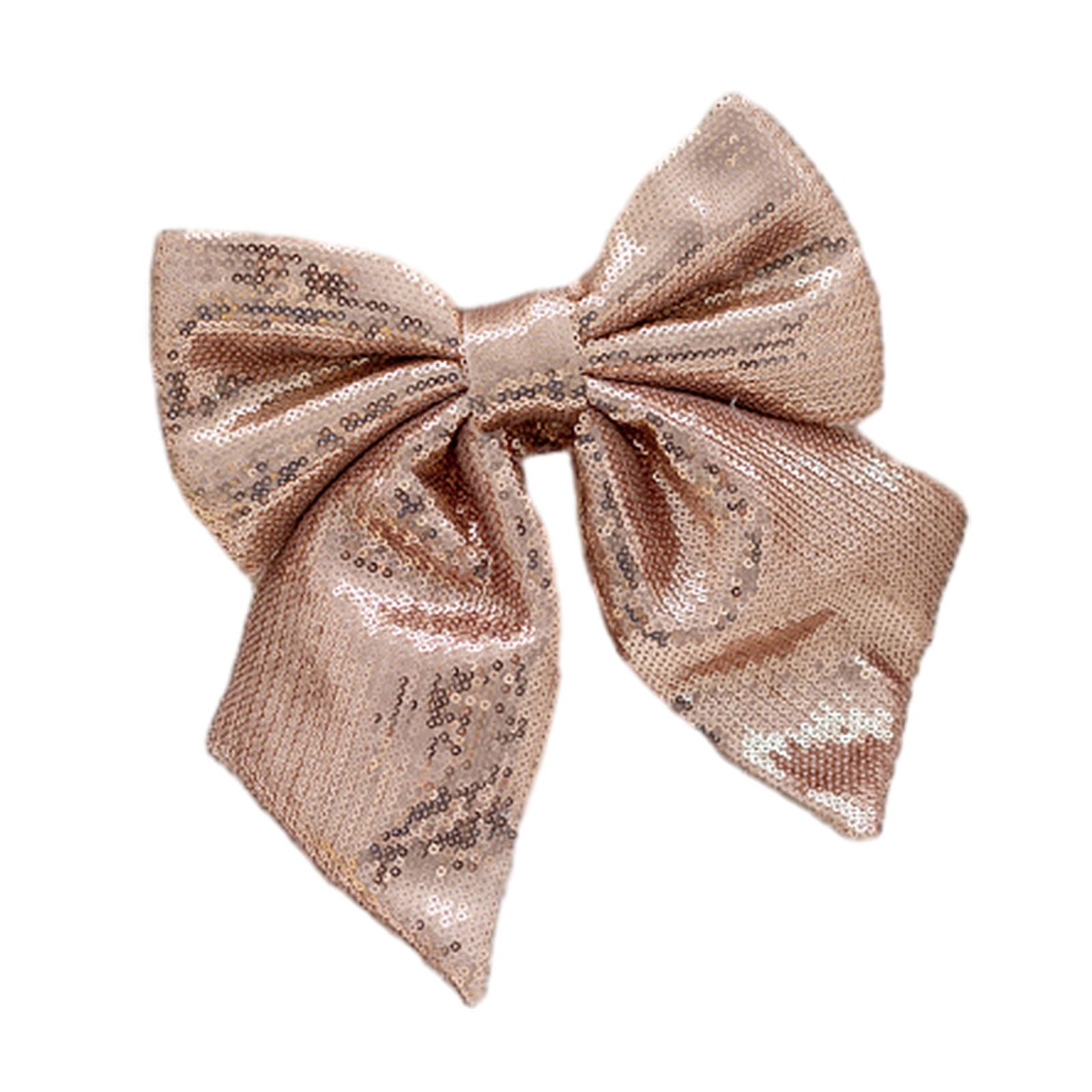 

Большие банты из лент, украшение на елку, подарок на день рождения, разноцветные блестки, бант из ткани, аксессуары для вечеринок S шампанского