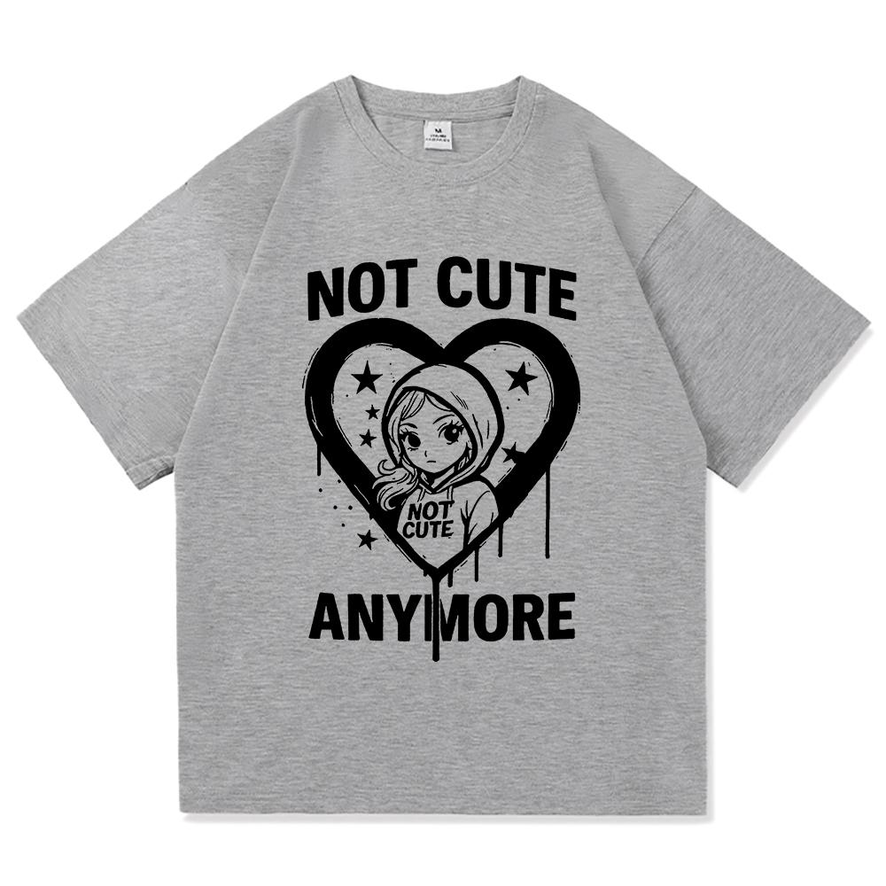 

ILLIT Not Cute Anymore Album TShirt Fashion Menwomen Clothing Harajuku High Quality Tops Cotton TShirts Male Tees Vintage S
