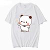 Anime Cartoon Panda Bear Bubu and Dudu T Shirt Kawaii Graphic Printed T Shirt Fashion Crew Neck Plus Size T Shirt Unisex