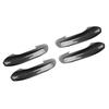 Authentic Car ABS Carbon Fiber Outer Side Door Handle Cover Trim For Mercedes Benz C Class W206