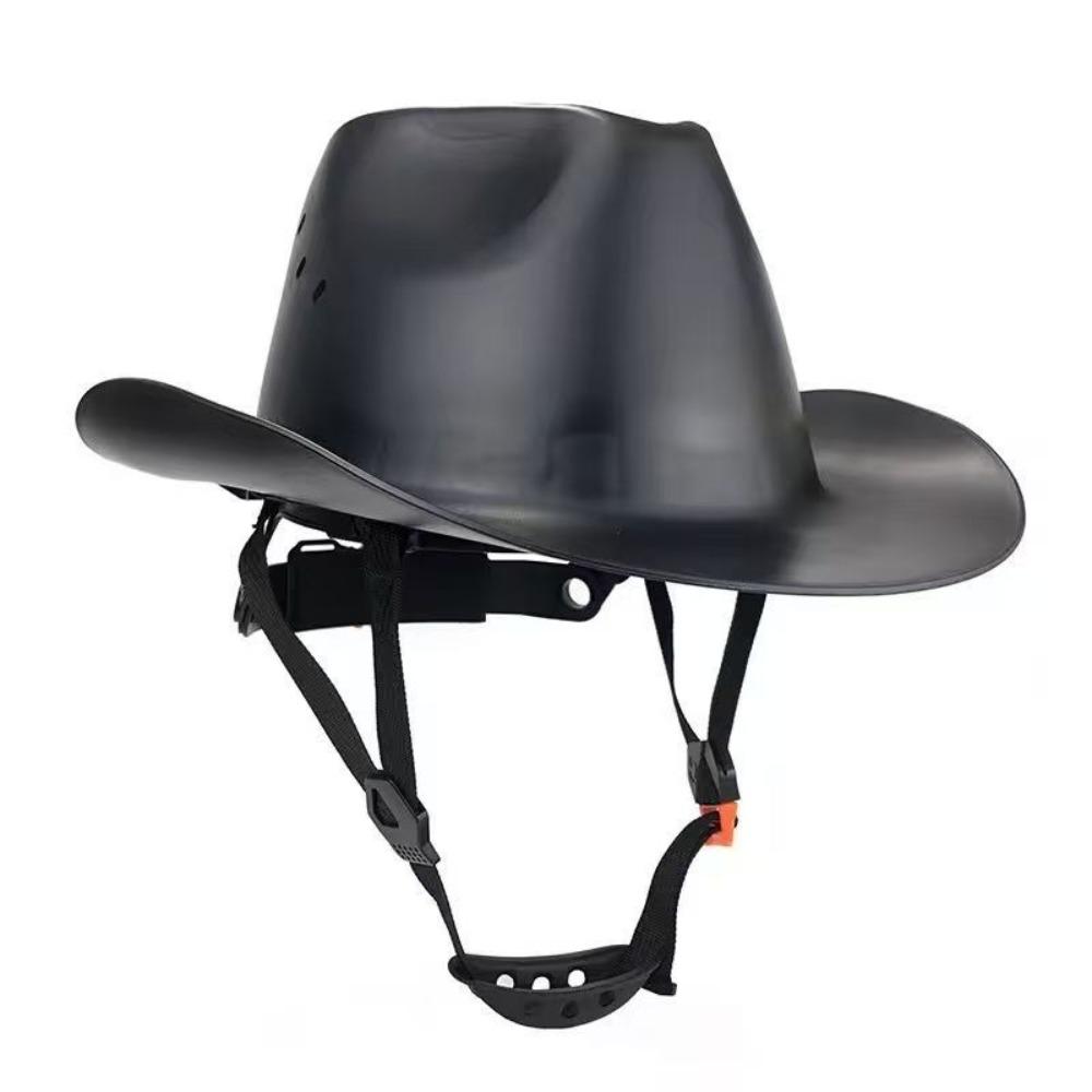 Hochdichter Polyethylen-Schutzhelm Cowboy-Stil Vollrand-Schutzhelm Für die Arbeit im Freien