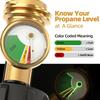 QCC Type Propane Tanks  Pressure Gauge Level Indicator Leak Detector Gas Pressure Meter For Camper Cylinder BBQ Gas Grill Heater