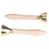 2Pcs Orff Knocking Bell Kids Early Education Wood Shaking Hand Bell Percussion Instrument Toy