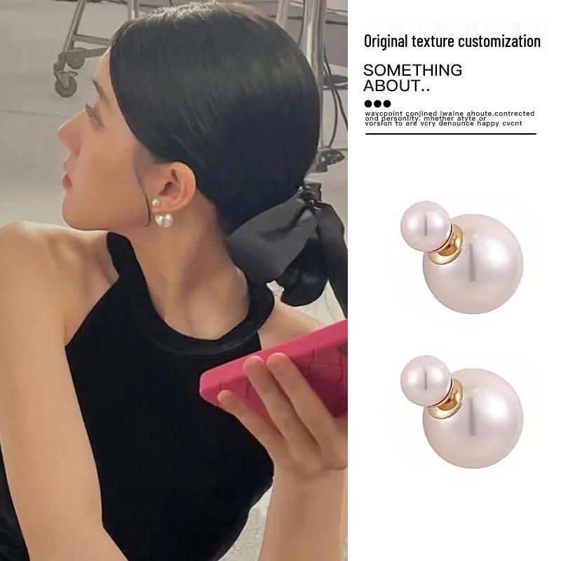 Elegant Butterfly Flower Stud Earrings - S925 Silver Needle, High-End and Versatile for Women