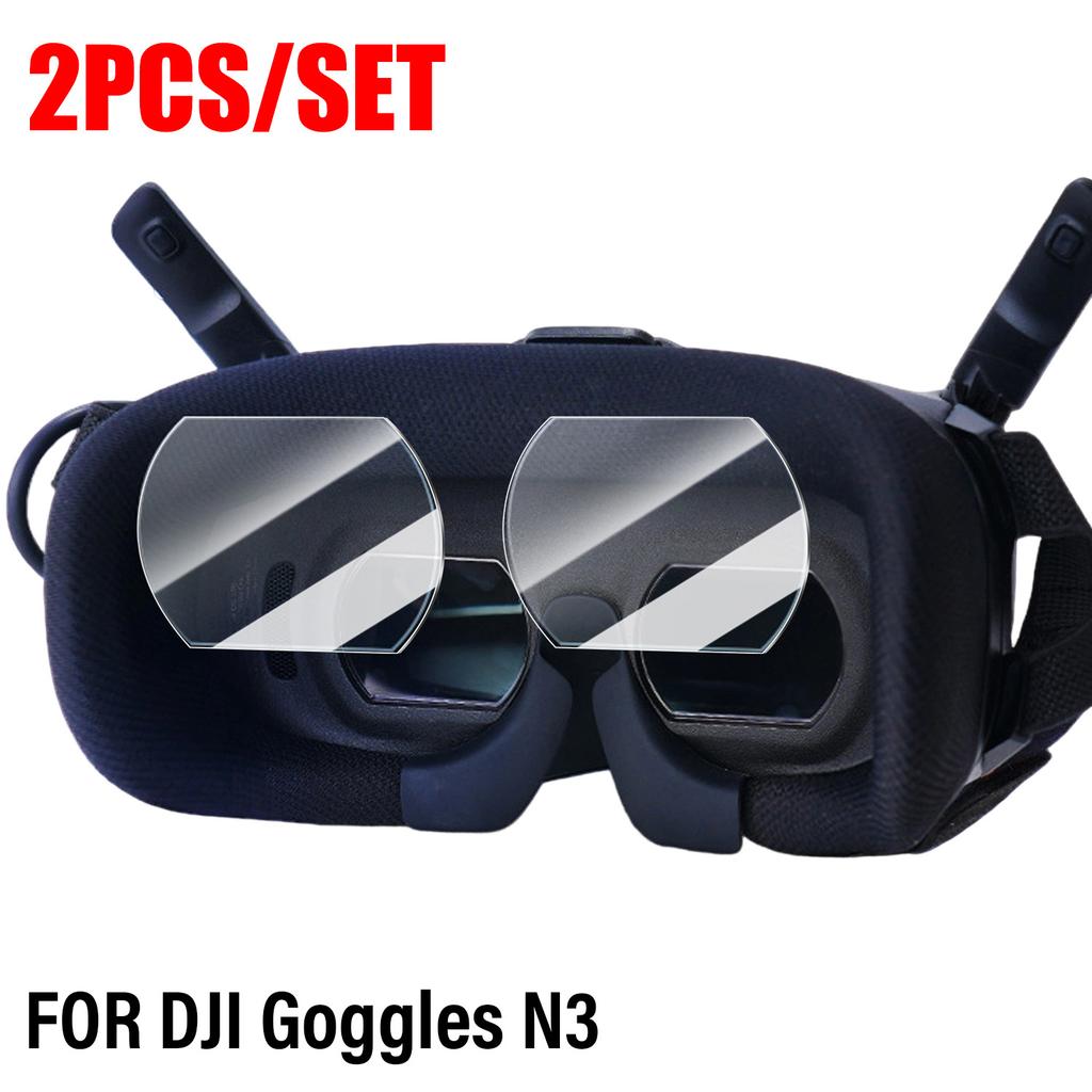 For DJI N3 Flight Goggles Camera Lens Films 9H Hardness Tempered Glass Anti-scratch Dustproof Camera Cover for DJI Goggles N3