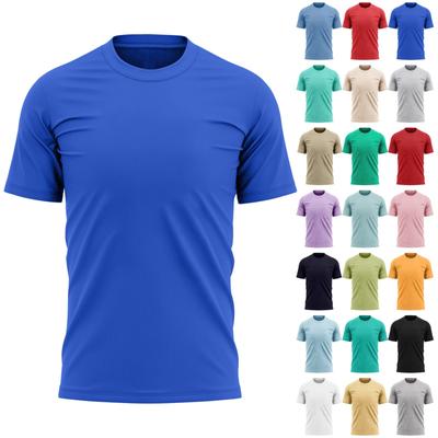 Summer New Men's Round Neck Loose Plate Short Sleeve Large Fashion Casual Sports T-shirt