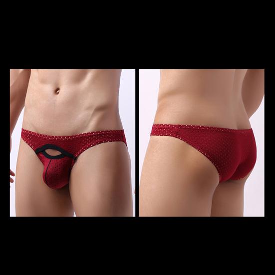 Men Panties Super Soft Wear Resistant Nylon Fashion Sweat Absorption Men Briefs Underwear for Daily Wear