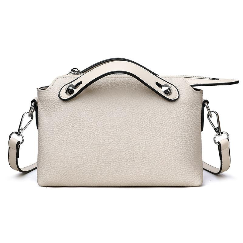 Light Luxury Top-layer Cowhide Fashion Shoulder Bag Women's New Texture Shoulder Bag Temperament Versatile Crossbody Tote Bag