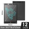 Tabletă de scris LCD digitală portabilă de 12/10/8,5/6,5/4,4 inci Bloc de note pentru desen pentru copii Tablă de desen pentru copii