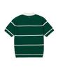 CLOVE [24Ss Clove] Pin Stripe Pique Knit_Men (Dark Green)