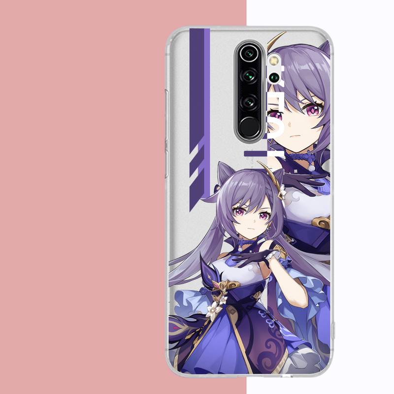 

Чехол для телефона с рисунком Genshin Impact Cyno Zhongli для Samsung A51 A52 A71 A12 для Redmi 7 9 9A для Huawei Honor8X 10i, прозрачный чехол Honor 20lite