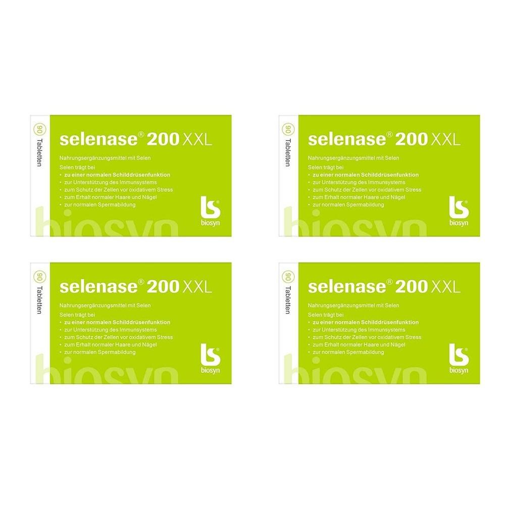 Biosin Selenase 200 XXL 90 Tablets Germany Selenium Sodium Selenite 4 pcs
