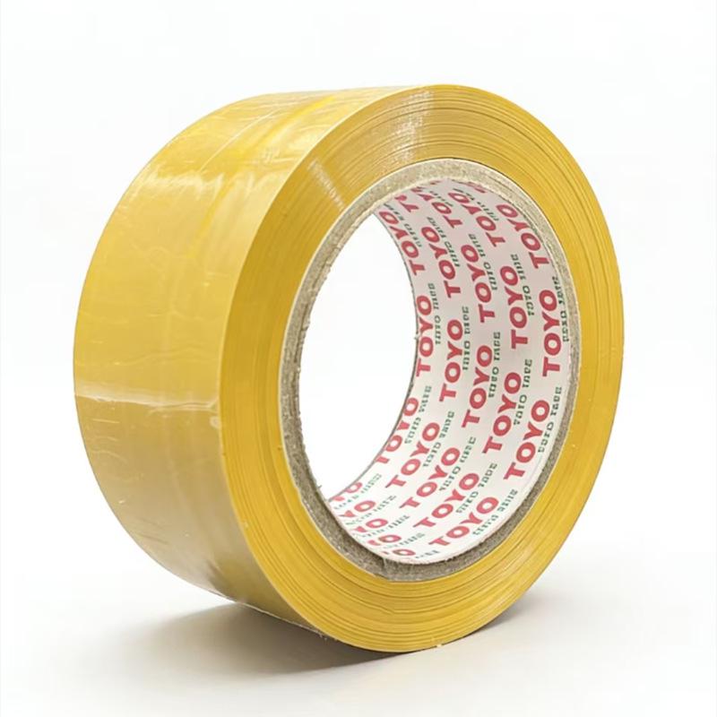 Yellow-Brown Silent Transparent Packing Tape, 6cm Wide 48mm W x 18mm T x 130