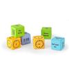 Learning Resources Math Educational Time Dice, English Version, 16-Piece Set, H2M91267, Authentic, 4 Colors