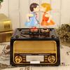 Couple Kiss Music Box Birthday Gift Party Supplies Music Box Diy Radio Shape Antique Carved Musical Box Home Decor
