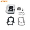 For PR300 Cylinder Kit Motorcycle Engine Accessories ZONGSHEN ZS175FM Cylinder Block Cylinder Gasket Piston Ring Kit Engine Part