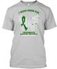 Ich trage Grün TBI Bewusstsein Traumatische Hirnverletzung T-Shirt Hergestellt in den USA Größe S bis 5XL