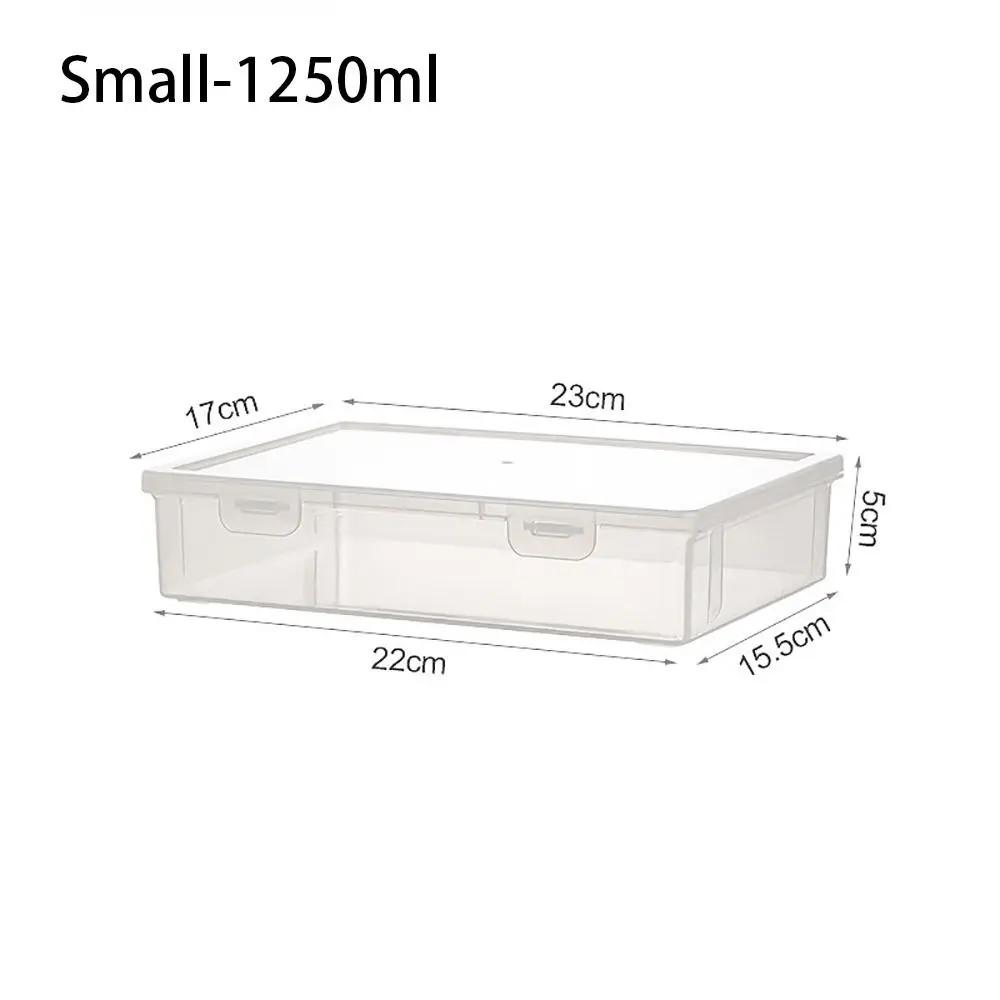Portable A4 A5 File Organizer Multifunctional Transparent Document Storage Container Dustproof File Box Home Office Supplies