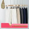 Men's Summer Cotton-Linen Loose Fit Beach Shorts