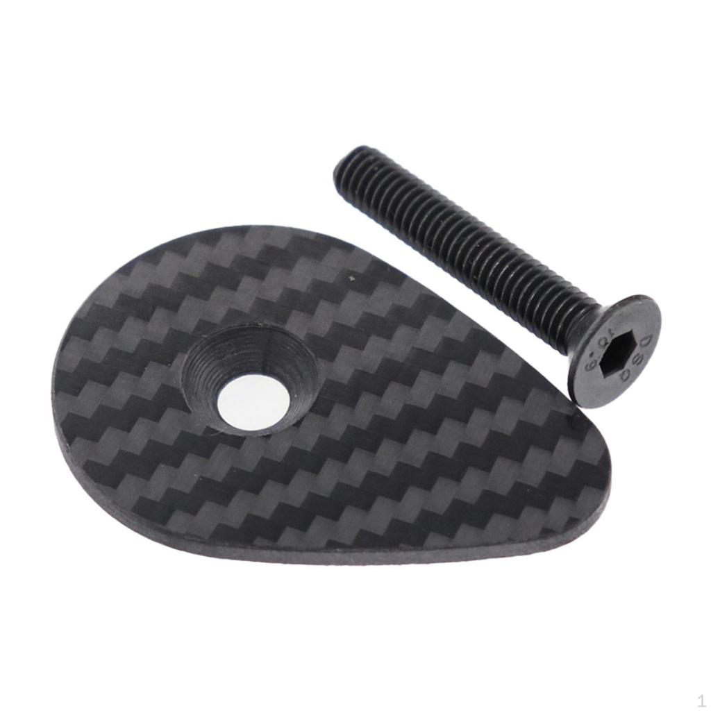 Bicycle Headset Cap In Carbon Fiber, Lightweight Stem Cover for Bike Repair