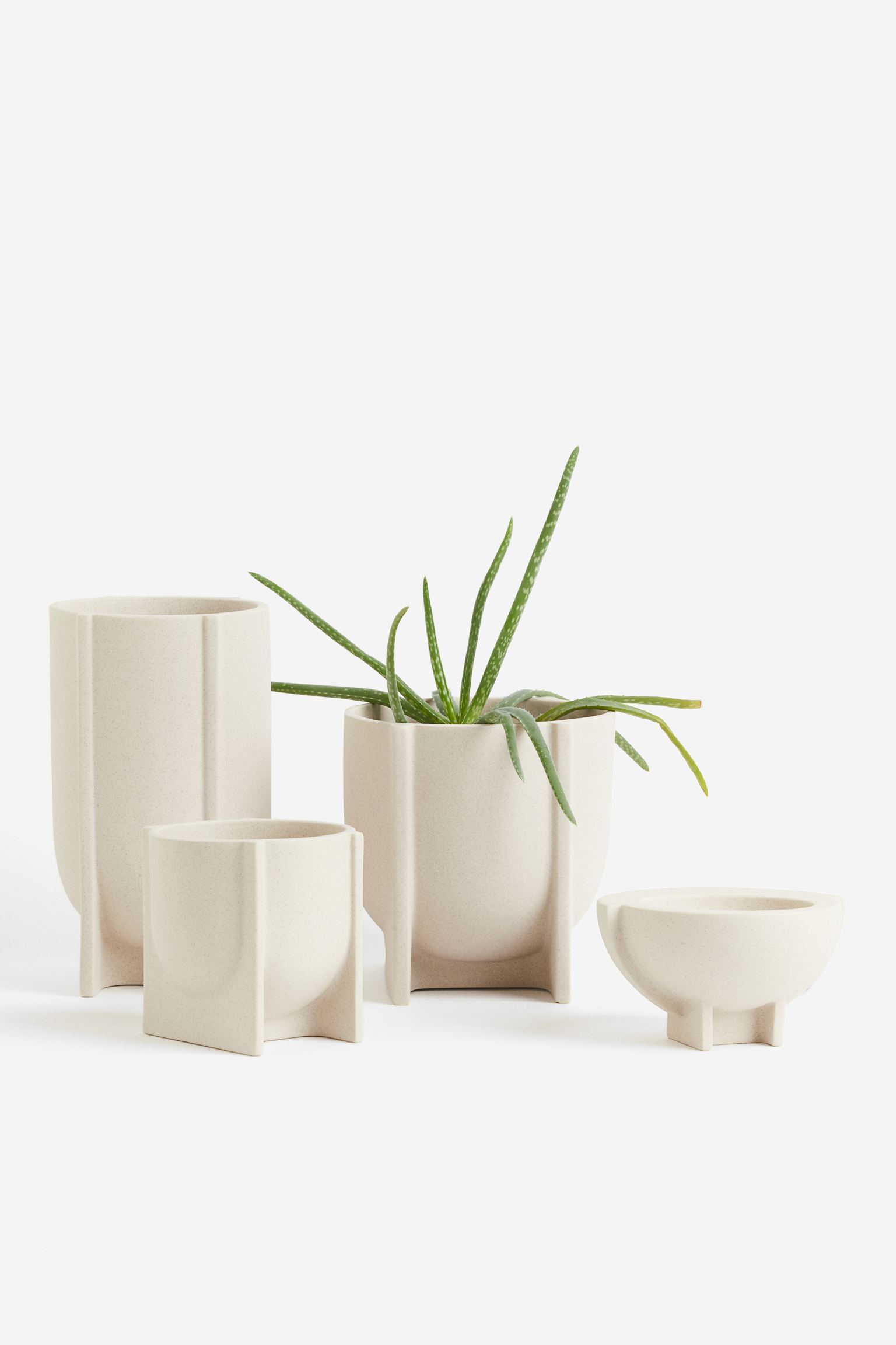 

Small stoneware plant pot