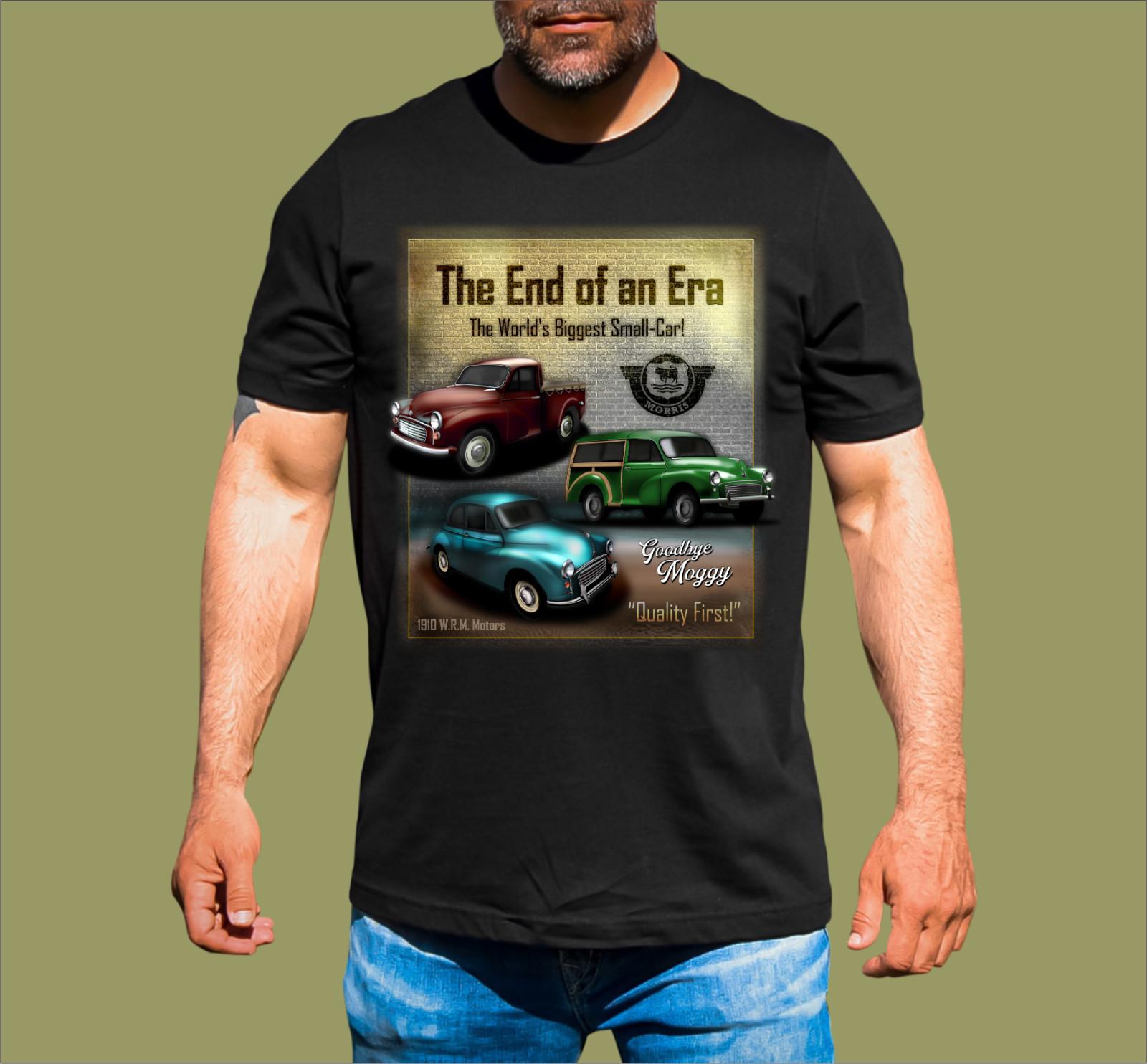 THE END OF AN ERA MORRIS CARS T-SHIRT S