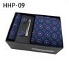 Paisley Men'S Tie Square Cuff Tie Clip Gift Box Set Business Casual Tie Black Gift Box
