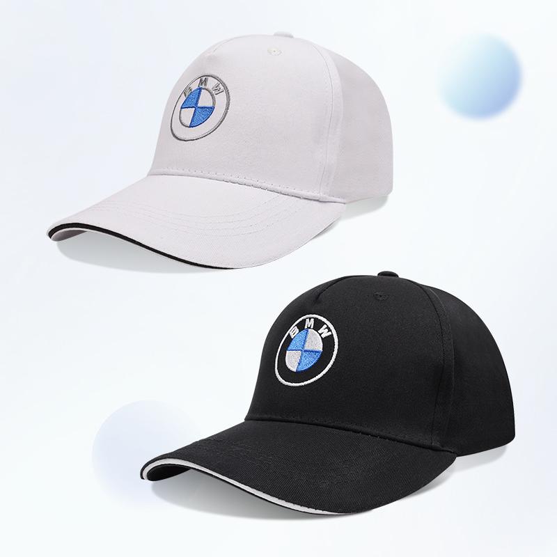 2026 Hot Car Badge Peaked Cap Sports Sunshade Baseball Hat For BMW X3 X4 X5 E28 E90 F20 E46 E60 E70 GT Series i3 i4 G26 F01 F02 M3 M4 M5