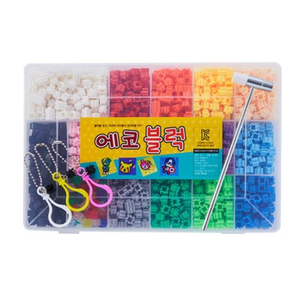 

Набор Eco Block 10 мм, 16 предметов, разные цвета, популярные корейские игрушки